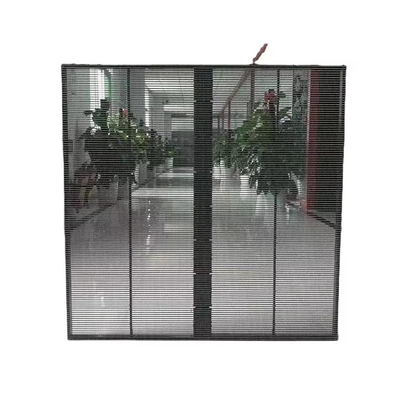 Indoor P3.91-3.91 transparent screen high brightness transparent glass window LED screen